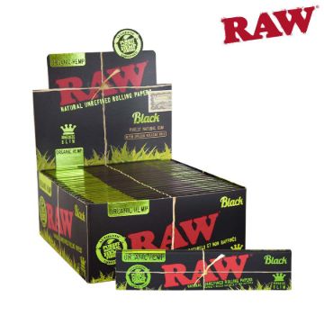 RAW BLACK ORGANIC KINGSIZE SLIM