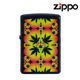 Picture of ZIPPO LIGHTER - BLACK CANNABIS PATTERN
