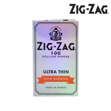 Picture of ZIG ZAG ULTRA THIN (SILVER) ROLLING PAPERS SINGLE WIDE, PACK/100, BOX/25