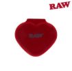 Picture of RAW GLASS PINK HEART CONE HOLDER