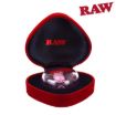 Picture of RAW GLASS PINK HEART CONE HOLDER
