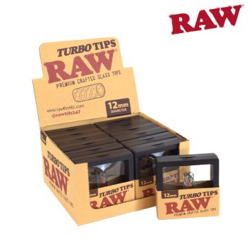 Picture of RAW GLASS BLACK TURBO TIPS - 12mm